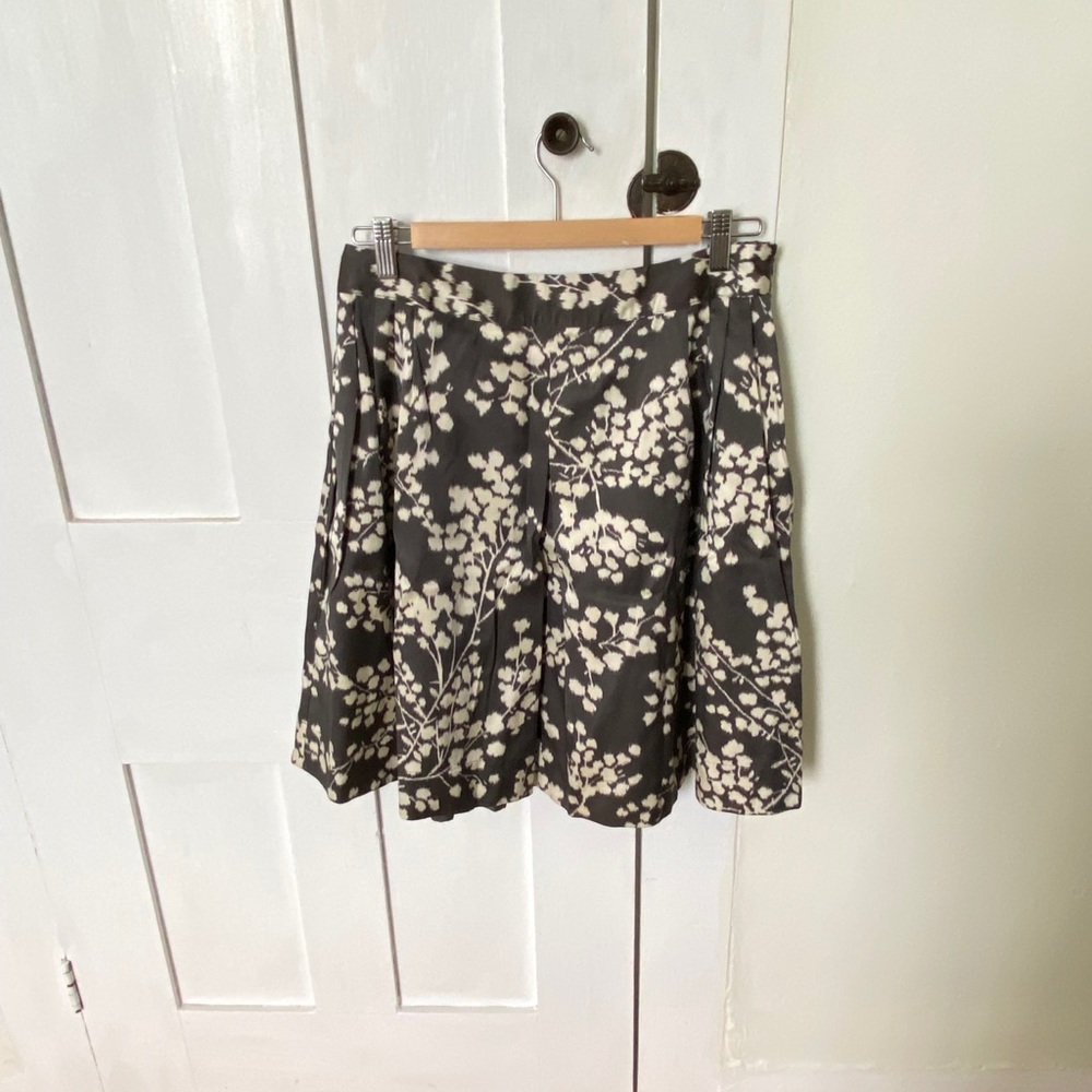 Anthropologie silk skirt